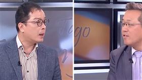 黃敬平影射「沈伯洋領CIA錢」，鍾年晃當面火力全開痛批。（圖／前進新台灣）