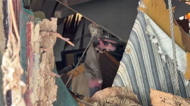 台中北屯區一名82歲阿嬤孤獨死，陳屍家中變白骨。（圖／翻攝畫面）