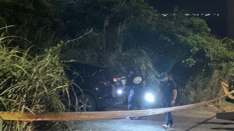 42歲的廖姓男子先殺死妻子，再開車載著6個月大的兒子到陽明山馬槽橋附近，親手殺兒再輕生。（圖／翻攝畫面）