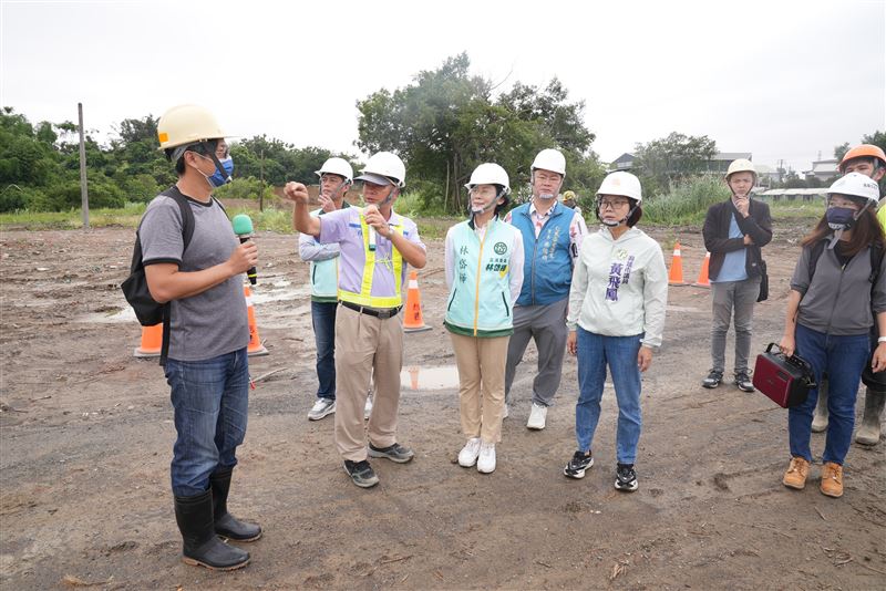 初選登記改由幕僚代辦，林岱樺留高雄勘查防災工程。（圖／林岱樺辦公室提供）