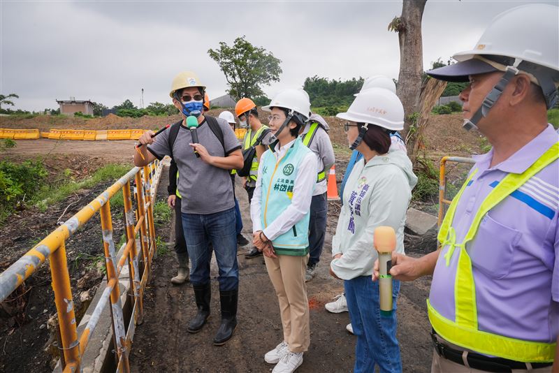 初選登記改由幕僚代辦，林岱樺留高雄勘查防災工程。（圖／林岱樺辦公室提供）