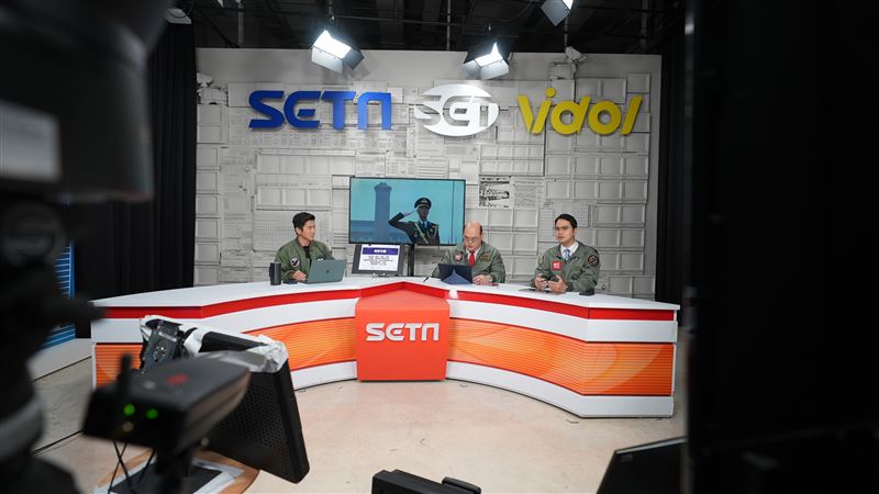 《一件軍外套》節目錄影現場