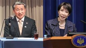 日本首相高市早苗針對「台灣有事」表達明確立場，遭中國駐大阪總領事薛劍嗆斬首，引發國際關注。（合成圖／翻攝自中國駐大阪總領事館、高市早苗IG）