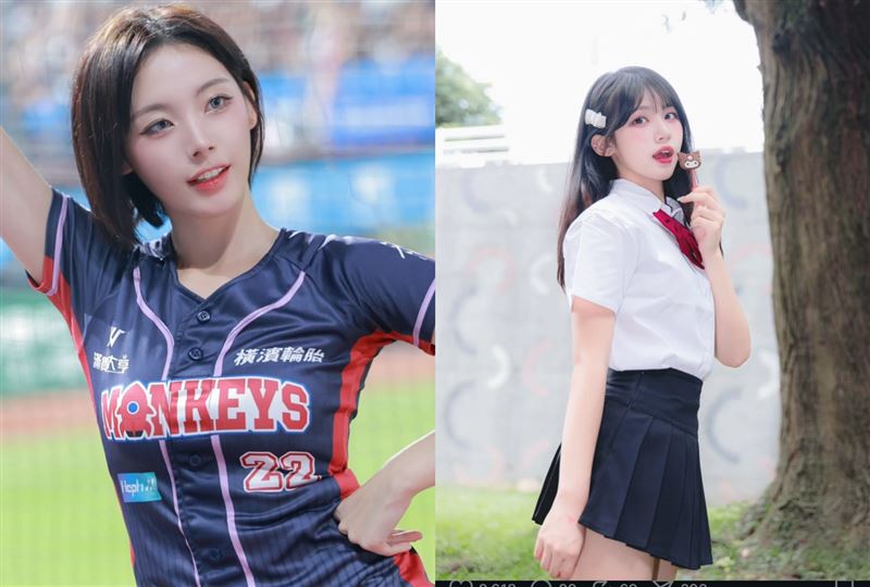 左圖河智媛、右圖廉世彬(圖/樂天桃猿提供)