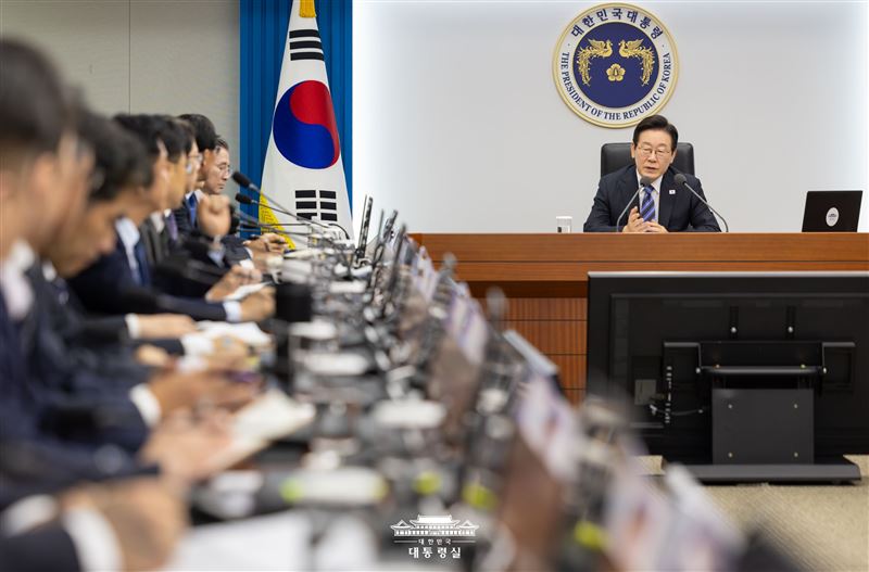 南韓總統李在明突喊話「台灣撐住」，許美華揭背後關鍵原因。（圖／翻攝自青瓦臺）