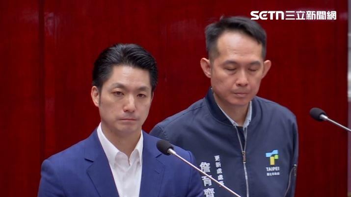 蔣萬安14日上午赴台北市議會報告（圖／翻攝畫面）