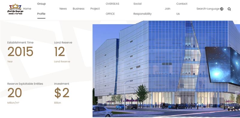 柬埔寨太子地產集團官方網站上的建案照片。（圖／翻攝自柬普寨太子地產集團官網）