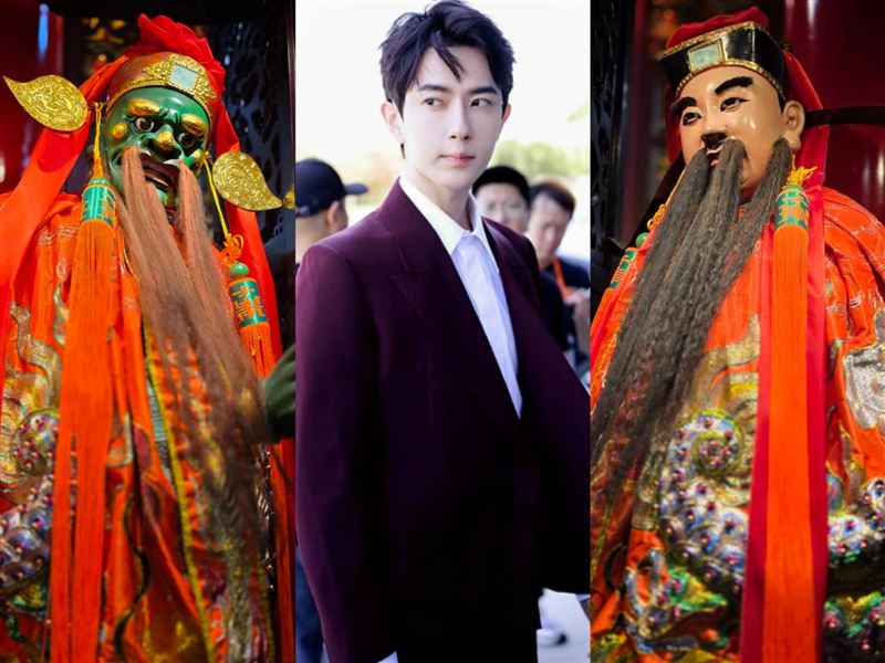 殺于朦朧兇手慘了！「陽間不行的陰間來」，城隍爺發火帶32部將抓惡人。圖左為武判官、右為文判官。（圖／翻攝自IG @alanyu0615、記者鍾志鵬攝影）