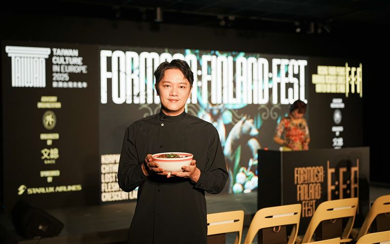 料理職人索艾克為FFF音樂節策劃餐點番茄紅燒牛肉麵。（圖／文總提供）