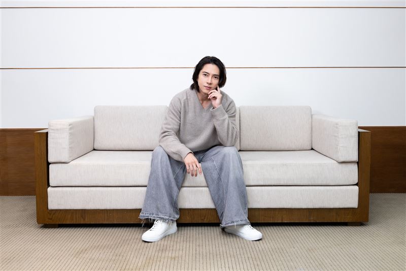 山下智久笑說台灣有「好吃的味道」。（圖／HIGH HOPE提供）