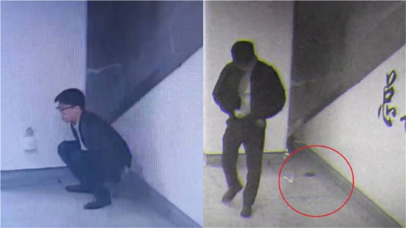 西裝男地鐵站「脫褲拉屎」！民眾朝聖效仿
