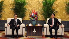 張榮恭副主席與中台辦主任宋濤會面（圖／國民黨提供）