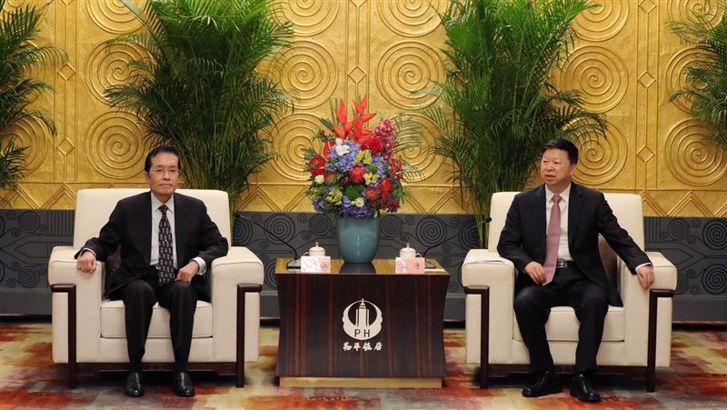 赴中見宋濤　張榮恭：堅持九二共識反台獨