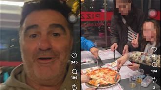 義大利披薩老闆怒嗆16名台灣顧客「滾吧，太棒了」，引發許多台灣網友出征批評，只好將IG暫時關閉。（圖／翻攝自pizza dal pazzo IG）