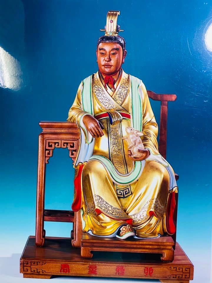 作品尺寸為 66 x 45 x 35 cm。（圖／翻攝自下營九龍太子宮臉書）