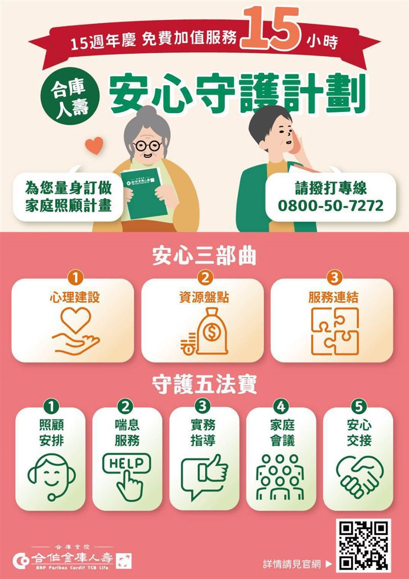 合庫人壽支持家庭照顧者已邁入第13年。（圖／合庫人壽提供）