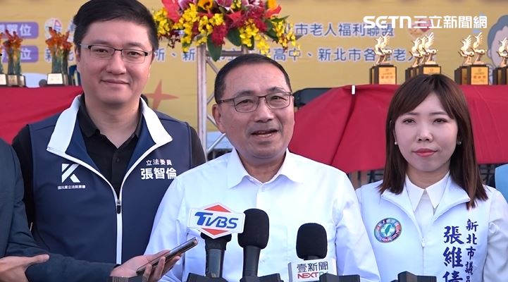 被問到傳聞李四川團隊已成形，是否劉和然該加把勁？侯友宜回應說選舉是人民作主。（圖／翻攝畫面）