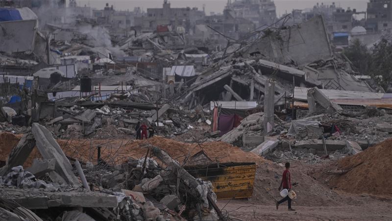 加薩目前約200萬人口，絕大多數仍生活在哈瑪斯所控制的區域。（圖／美聯社／達志影像）