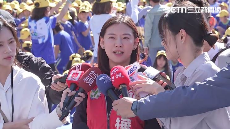 民進黨台北市議員何孟樺接受媒體聯訪（圖／翻攝畫面）