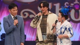 蕭煌奇（中）上白冰冰、陽帆節目。（圖／民視提供）