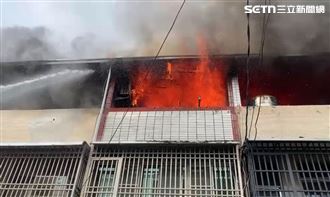 新／台南燒一整排…5戶淪「鐵棺屋」！