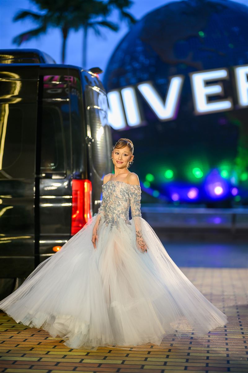 亞莉安娜出席亞太首映會。（圖／UIP提供）