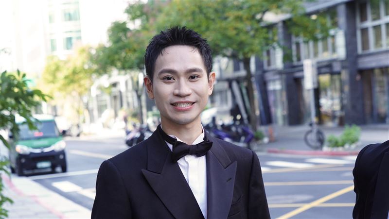 Andy老師出席走鐘獎紅毯。（圖／記者趙于瑩攝影）