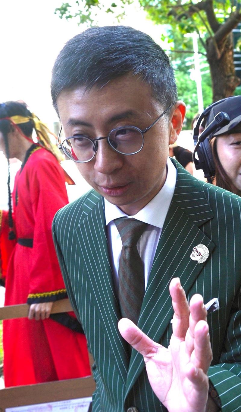 呱吉出席走鐘獎紅毯。（圖／記者趙于瑩攝影）