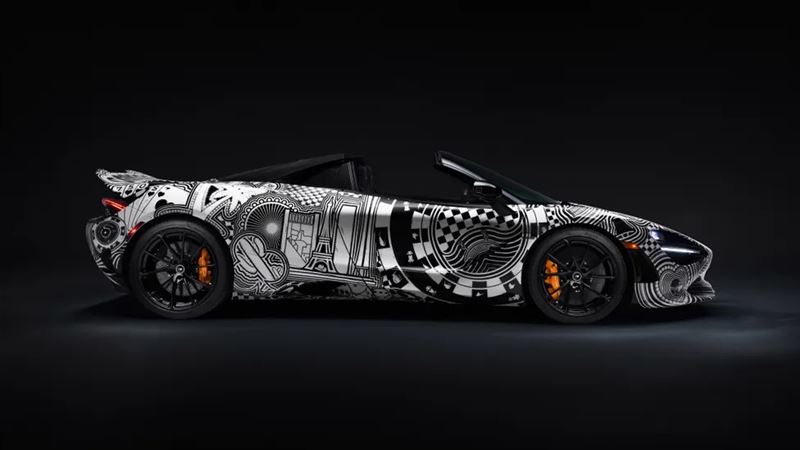 麥拉倫750S Project Viva以賭城霓虹光為設計靈感。（圖／翻攝McLaren網站）