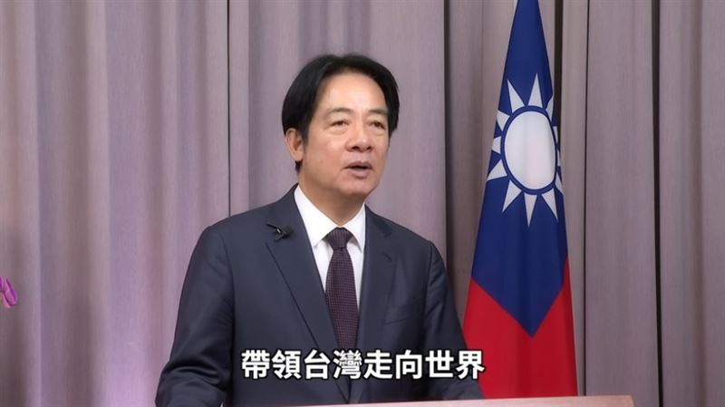 賴清德承諾，會繼續努力，帶領台灣走向世界（圖／總統府提供）