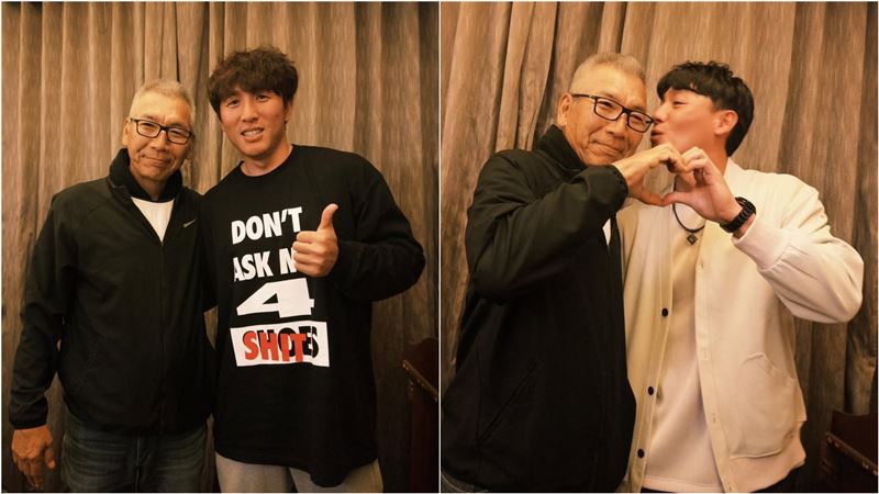 外野手成晉、陳晨威發文向古久保健二道別致謝。（圖／翻攝自IG @jinjincn、c.c.w____98）
