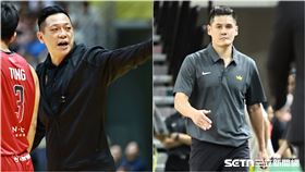 台新戰神總教練許皓程、新北國王代理主帥洪志善。（圖／記者劉彥池攝影）