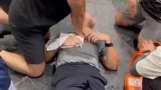 突倒地無呼吸心跳…被救活秒起身忙做這事