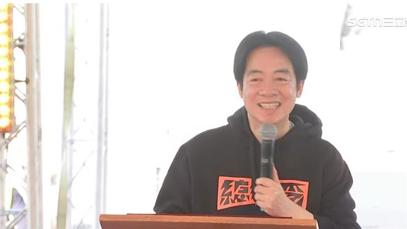 總統賴清德今（16）日出席在總統府前廣場舉行的「街舞大賽」。（圖／翻攝畫面）