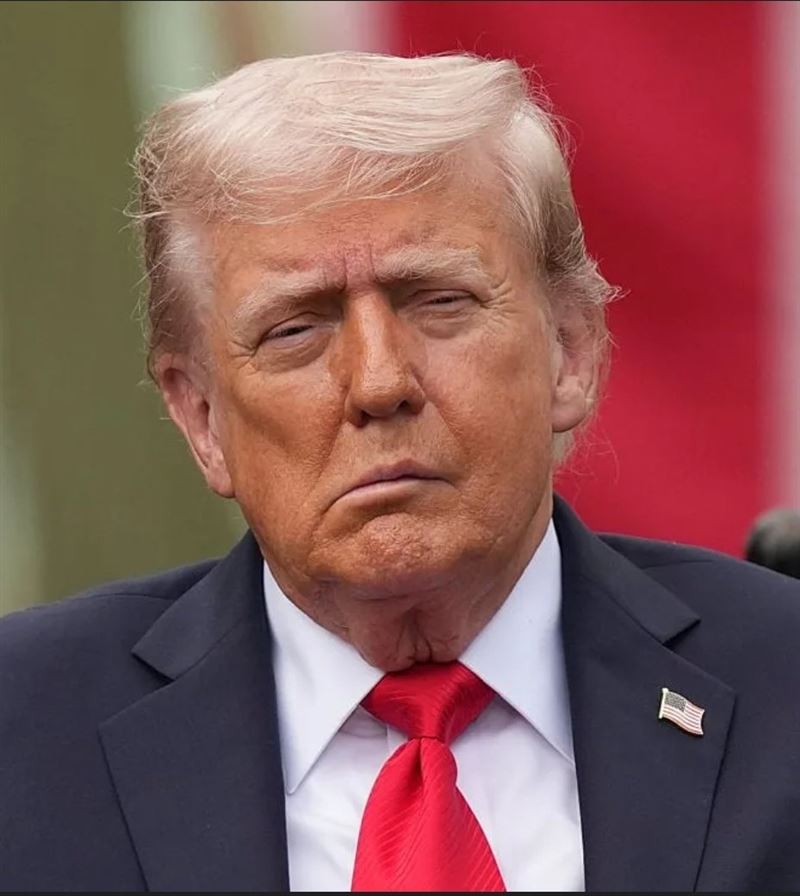 美國總統川普。（圖／翻攝自X平台 @mmpadellan）