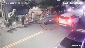 北市拒測王林彥池酒後騎車行經新店寶高路時自摔送醫。（圖／翻攝畫面）