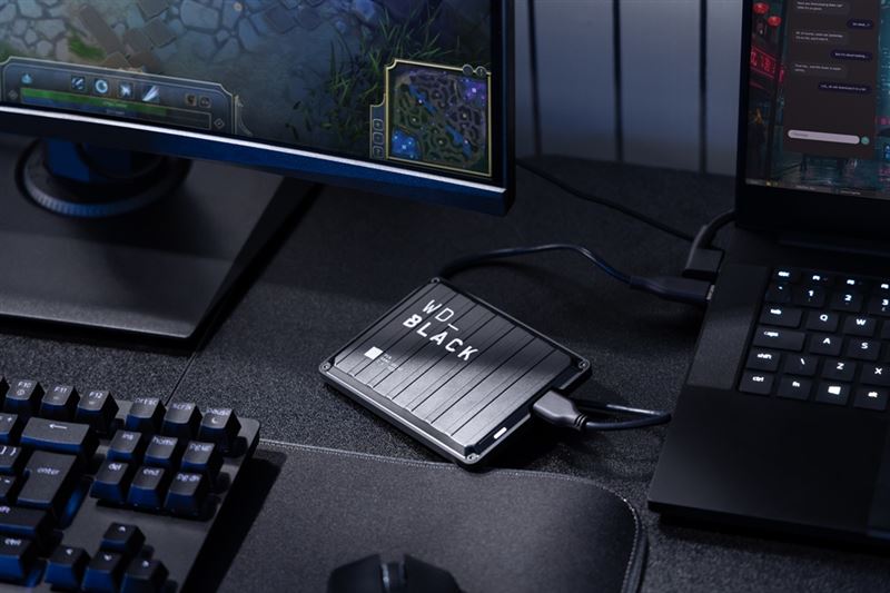 WD_BLACK P10 Game Drive。（圖／品牌業者提供）