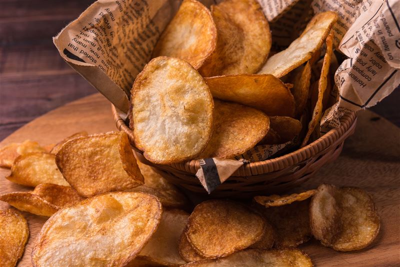 「Ginza Sand」美食客座活動期間，於二樓上庭酒廊點用任一款Ginza Sand三明治，每份餐點皆會附酥炸馬鈴薯片。（圖／飯店旅宿業者提供）