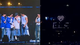 成員們看到粉絲應援流下眼淚。（圖／讀者提供） 