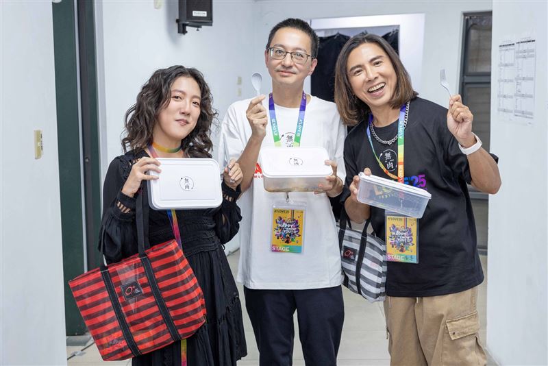 李竺芯（左）與羅一鈞（右）私下有交情。（圖／愛之日常音樂節提供）