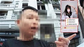 天道盟同心會分子杜聰安（左圖）開設應召站，除仲介外籍女子賣淫牟利，連未成年少女（右圖）也不放過。（翻攝畫面）