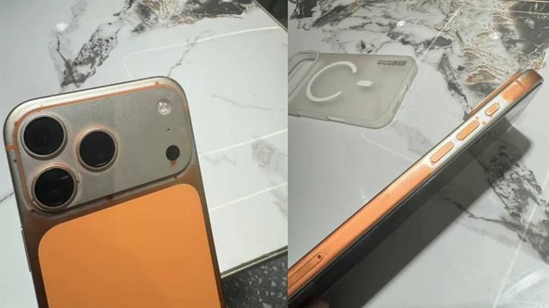 i17 Pro宇宙橙「一擦就掉漆」!網驚1事