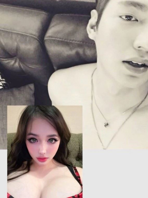 2NE1成員朴春多次發出與李敏鎬的合成照。（圖／翻攝自IG @newharoobompark）