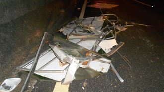 小貨車國道「掉寶」沒發現　害慘8車全傷