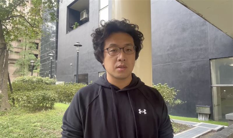 沈伯洋回應賴清德聲援。（圖／翻攝畫面）