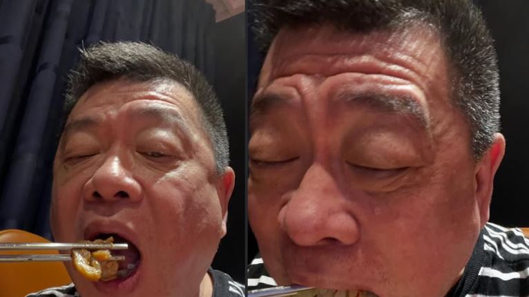 孫德榮想大飽口福。（圖／翻攝自孫德榮臉書）