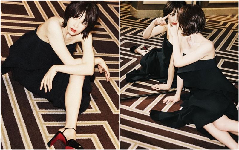 2025 金馬影展於本月 6 日在台北盛大啟動，演員蔡淑臻盛裝出席。（圖／翻攝自蔡淑臻臉書）