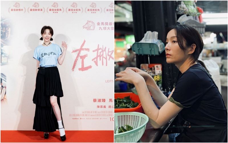 在《左撇子女孩》中，蔡淑臻詮釋麵攤老闆娘「淑芬」，憑此角色吸引外界關注。（圖／光年映畫提供）