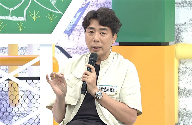 梁赫群出面控訴。（圖／中天提供）