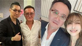 連千毅的大哥謝育全遭判刑3年10月，近期似乎已假釋出獄，網紅雪碧曬合照寫道：「老大回來了。」（圖／翻攝自謝育全、雪碧臉書）